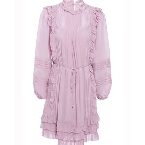 New Zimmermann Ninty-Six Linear Mini Dress